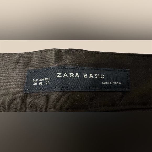 Zara Basic Satin Jeans / Pants / Trousers (Brown) - Picture 12 of 15